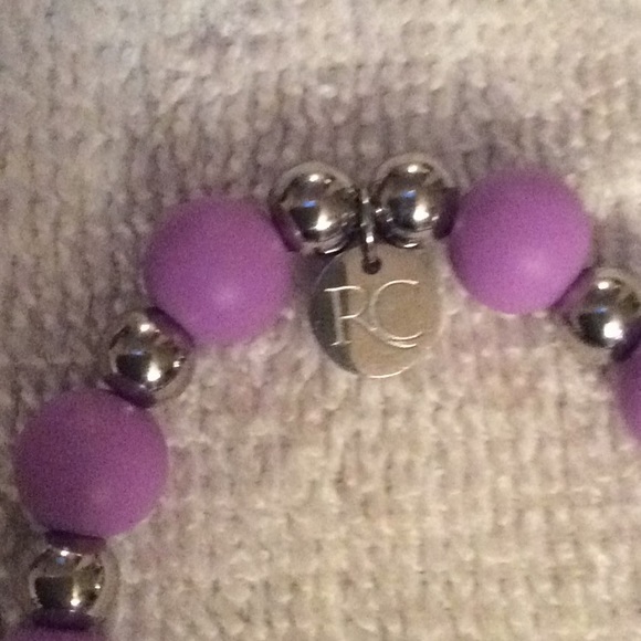 RUSTIC CUFF XS purple stretch bracelet, new / NFS, keeping - Picture 8 of 8